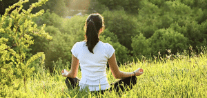 Meditation I naturen til blog
