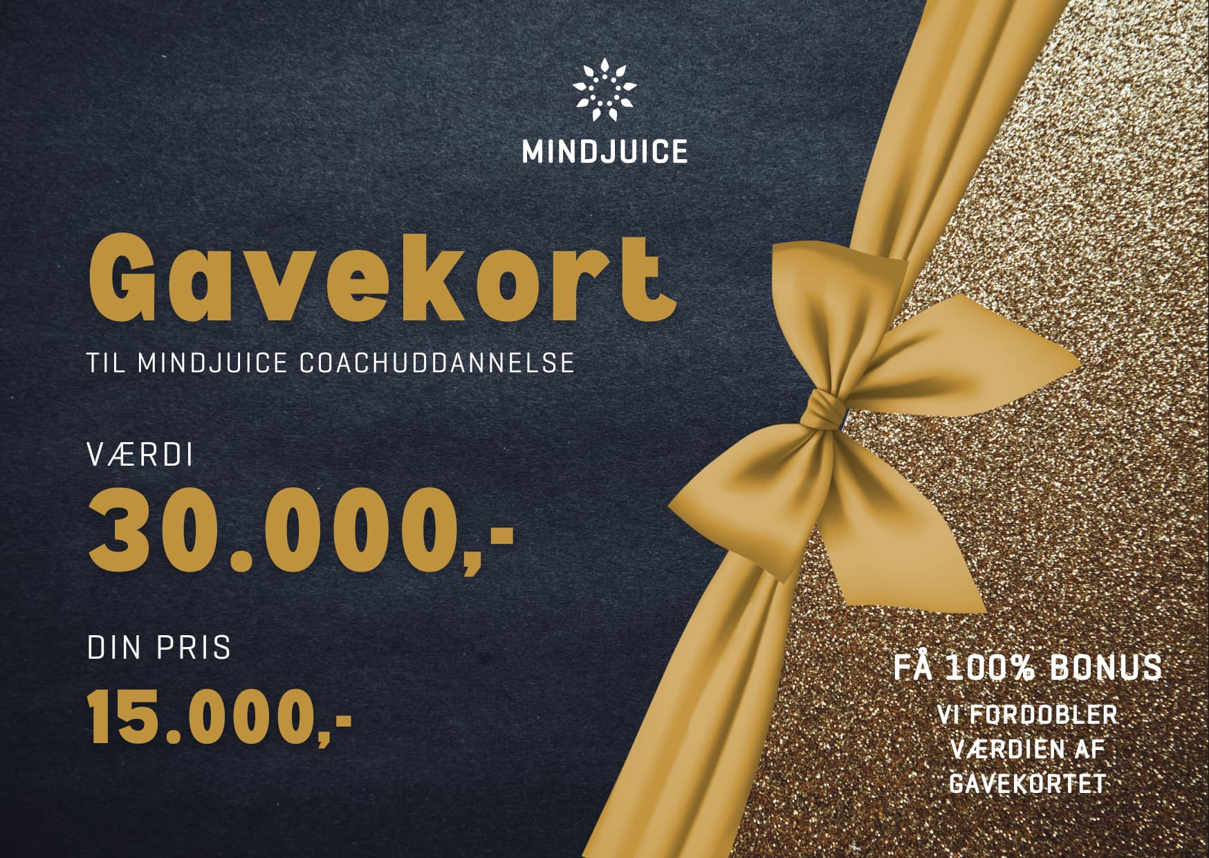 MINDJUICE GAVEKORT - 30.000