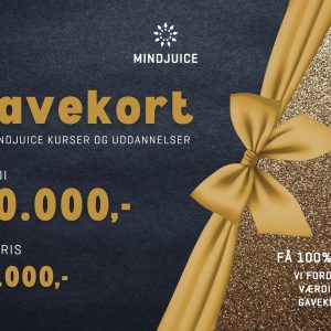 GAVEKORT TIL MINDJUICE