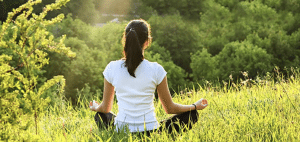 Meditation I naturen til blog